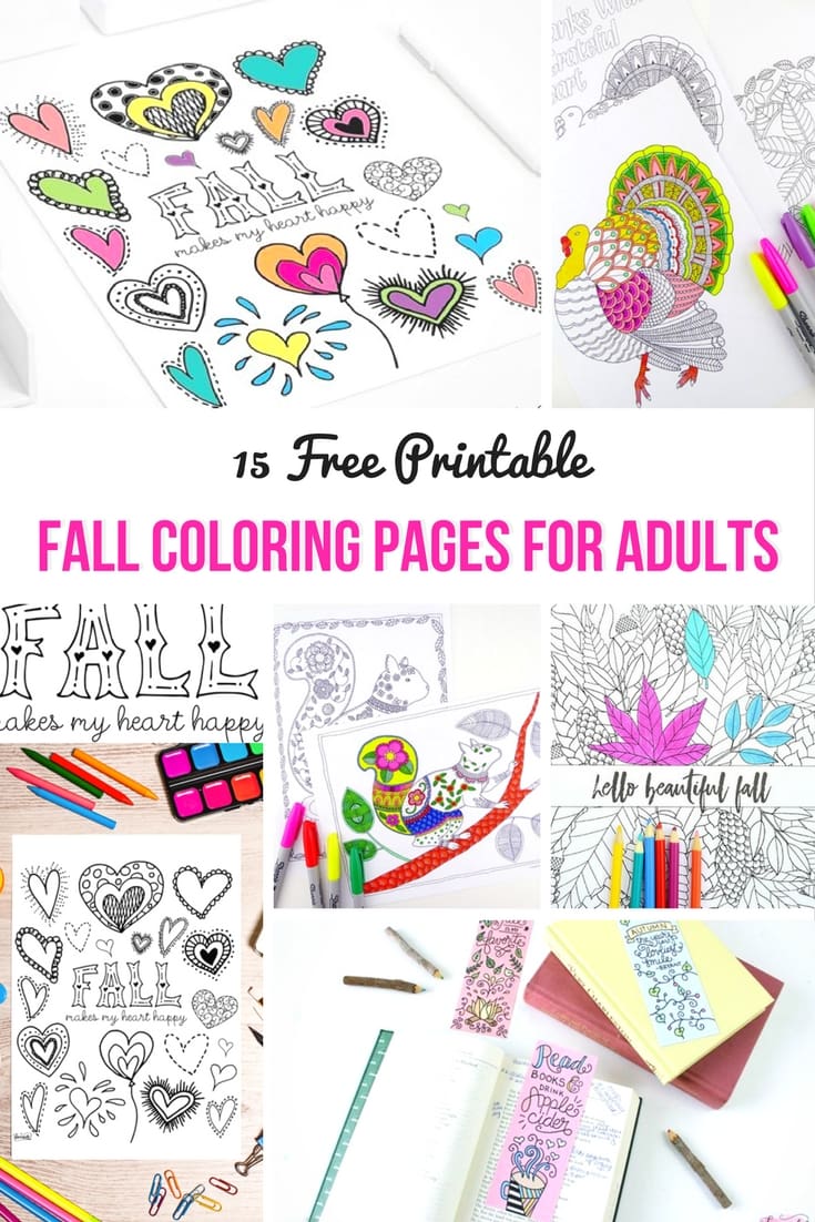 Fabulous autumn/fall colouring pages for adults from squirrels to leaves and much much more. Â So grab your colouring pencils and get started.