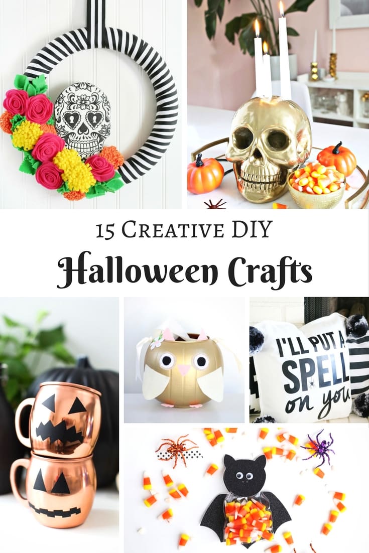 Do you love Halloween? It is a fab excuse to get you and the kids crafting and I adore these Creative DIY Halloween Crafts
