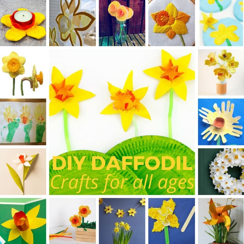 DIY Daffodil Crafts for kids