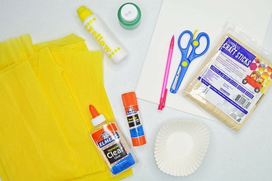 Simple Daffodil Craft for Kids 