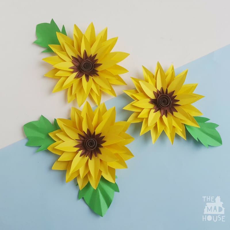 Paper Sunflower Craft