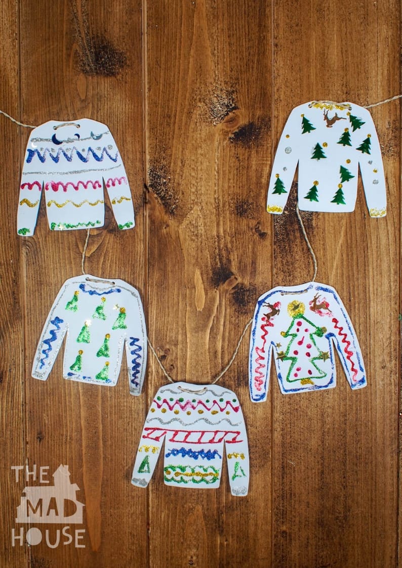 Design your own Christmas Ugly Sweater with our fabulous free printables perfect for your ugly sweater party or to make Ugly Sweater decorations.