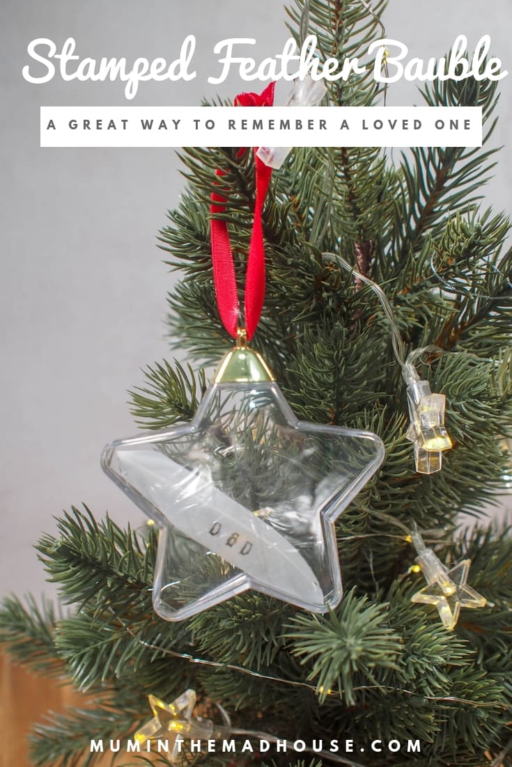 These remembrance feather baubles are so simple to make and can help us remember the people we love and bring comfort when we are missing a loved one.
