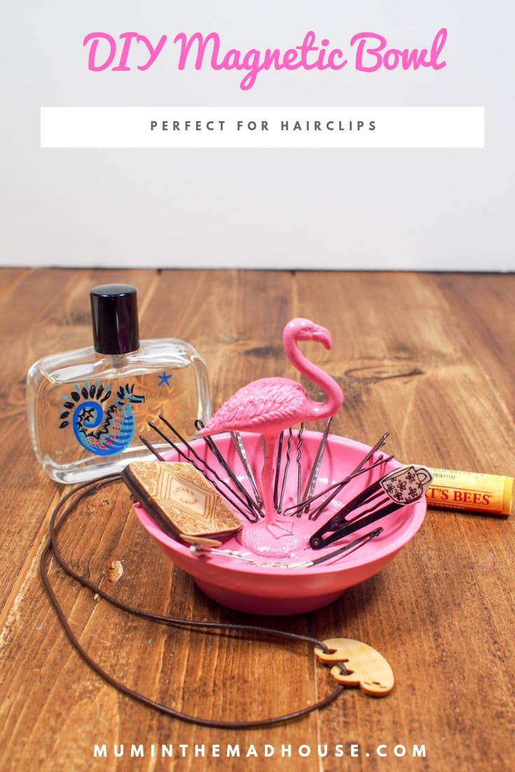 Turn an inexpensive mechanics magnetic bowl in to a fabulous Hair clips with our tutorial. A super DIY craft for teens.