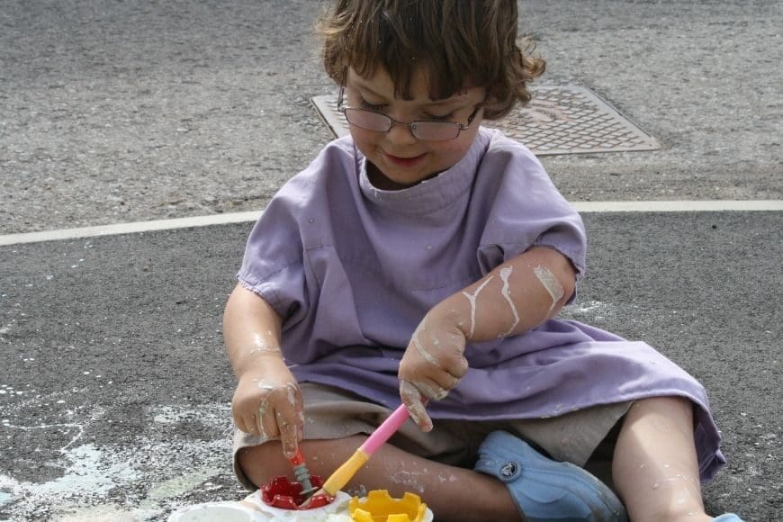 Mini with Pavement Paint