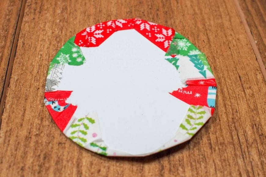 Washi tape bauble