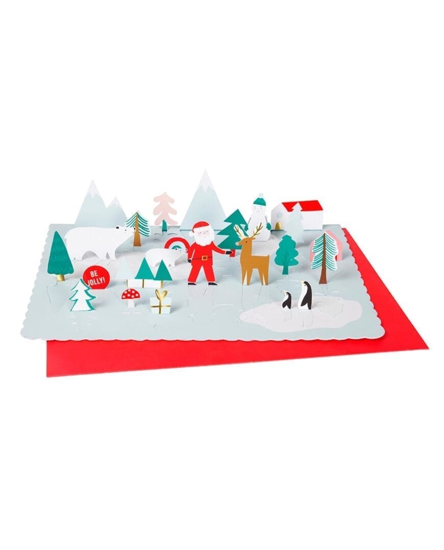 Meri Meri Paper Pop-up Santa Advent Calendar