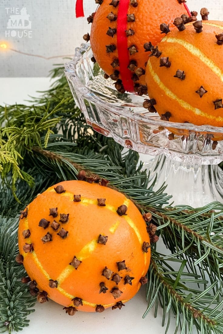 Orange pomander balls are a fab fastice tradition that will make your home smell of Christmas.