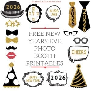New Years Eve Photo Booth Printables
