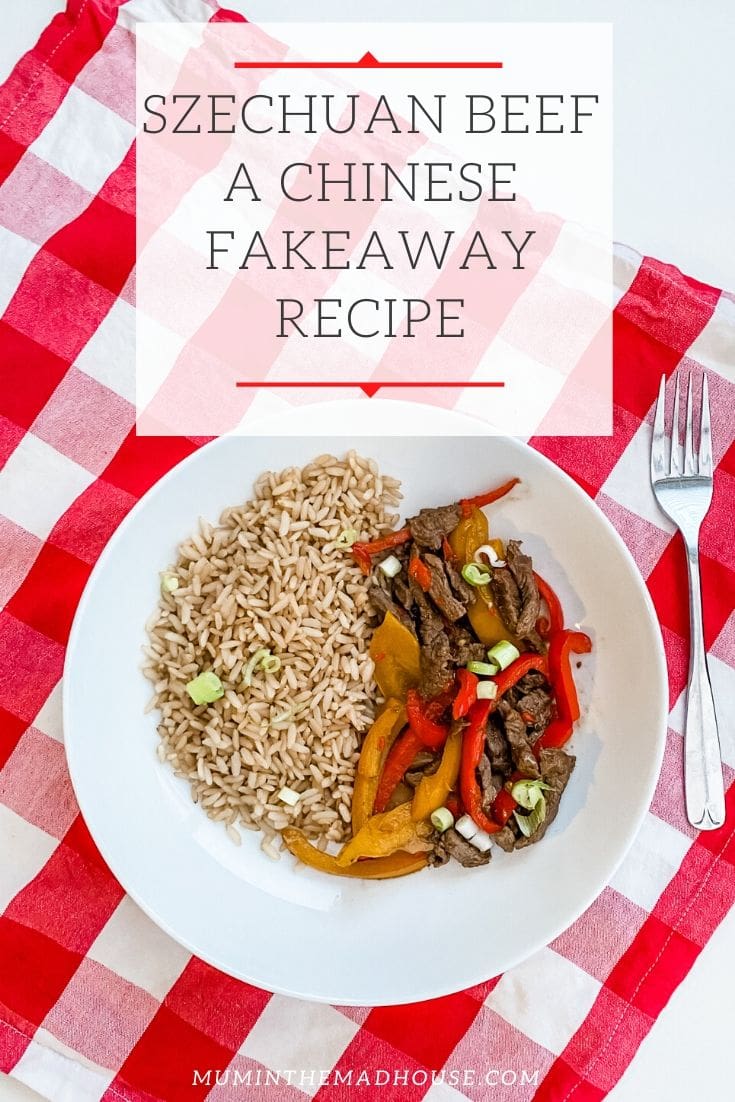This Szechuan Beef recipe is delicious and makes a fabulous Chinese fakeaway, that is simple to prepare and a real family pleaser.