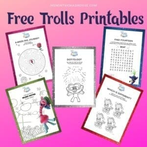 Trolls World Tour Activity Sheets Download