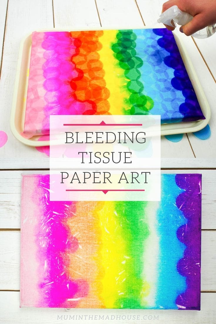 Tissue paper art
