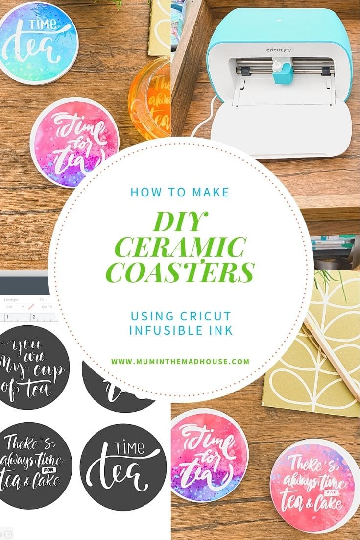 Get my tips and tricks to make amazing DIY Coasters Using Cricut Infusible Ink. You would never guess these are homemade, they look so professional.