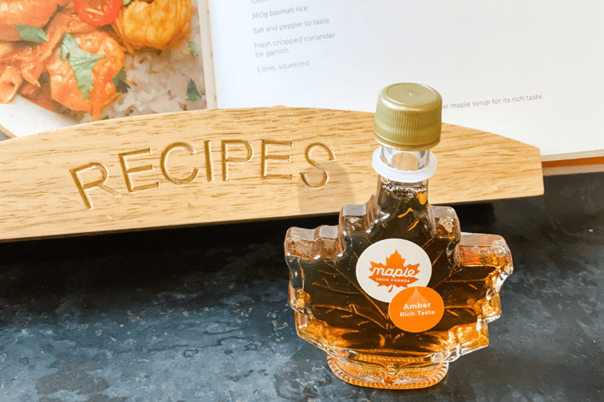 Bottle of Maple syrup