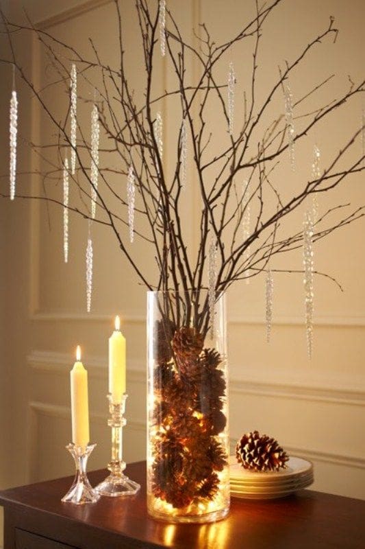Pinecone Centerpiece