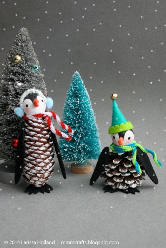 Pinecone Penguins