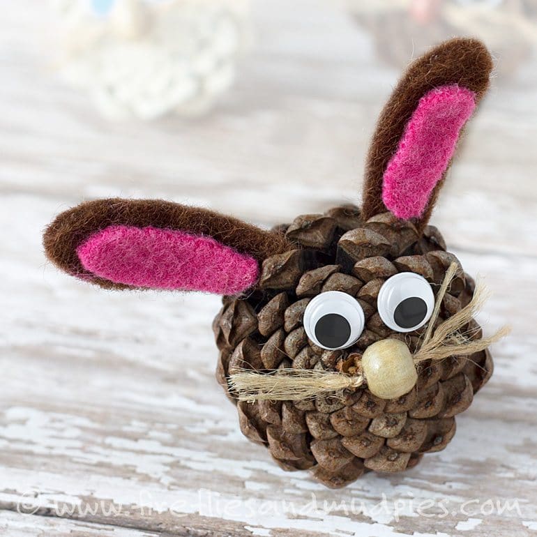Pinecone bunnies
