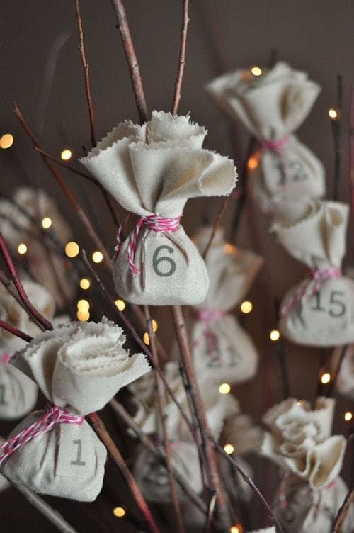 Simple Scandi Style DIY Advent Calendar