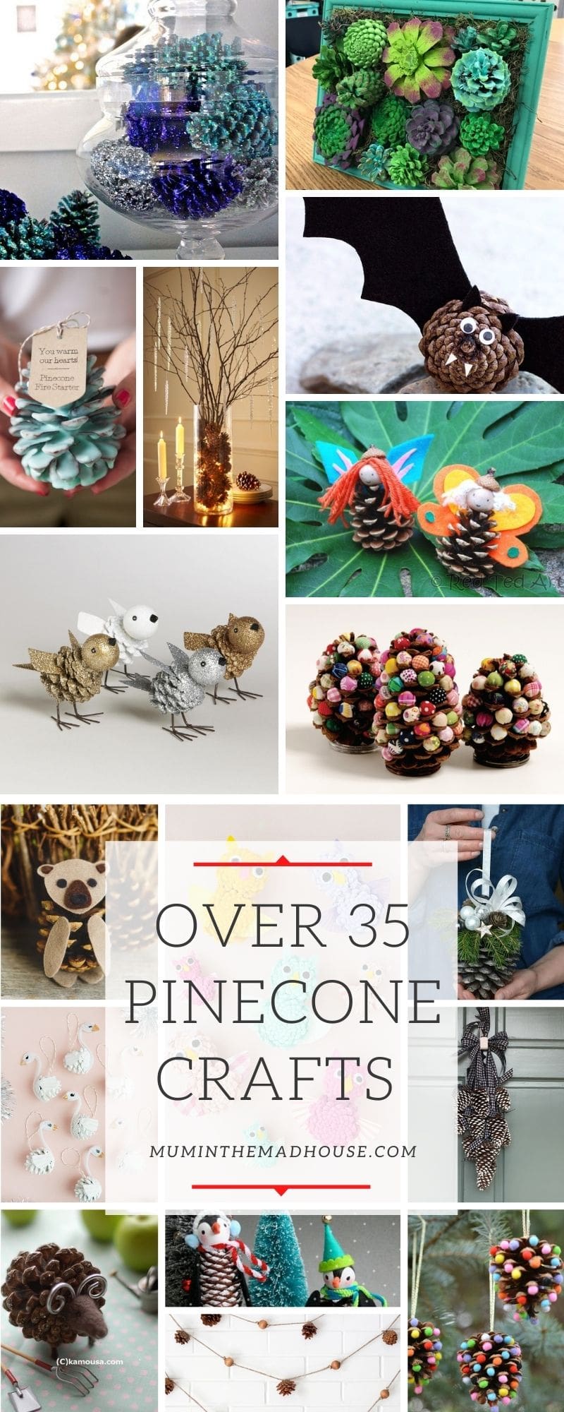 We love crafting with pinecones. There is something magical about nature crafts and bringing nature into your home. Plus we always have loads of pinecones as the boys always seem to find Autumn treasures, so pinecone crafts for the win!