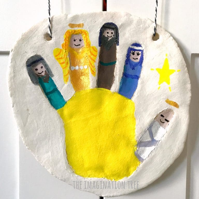 Nativity Salt Dough Keepsake ornament