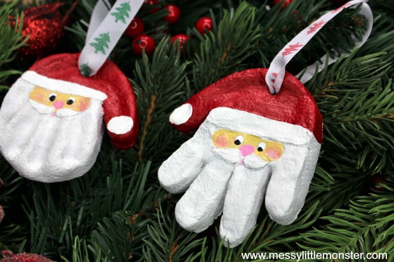 Santa Handprint Keepsake