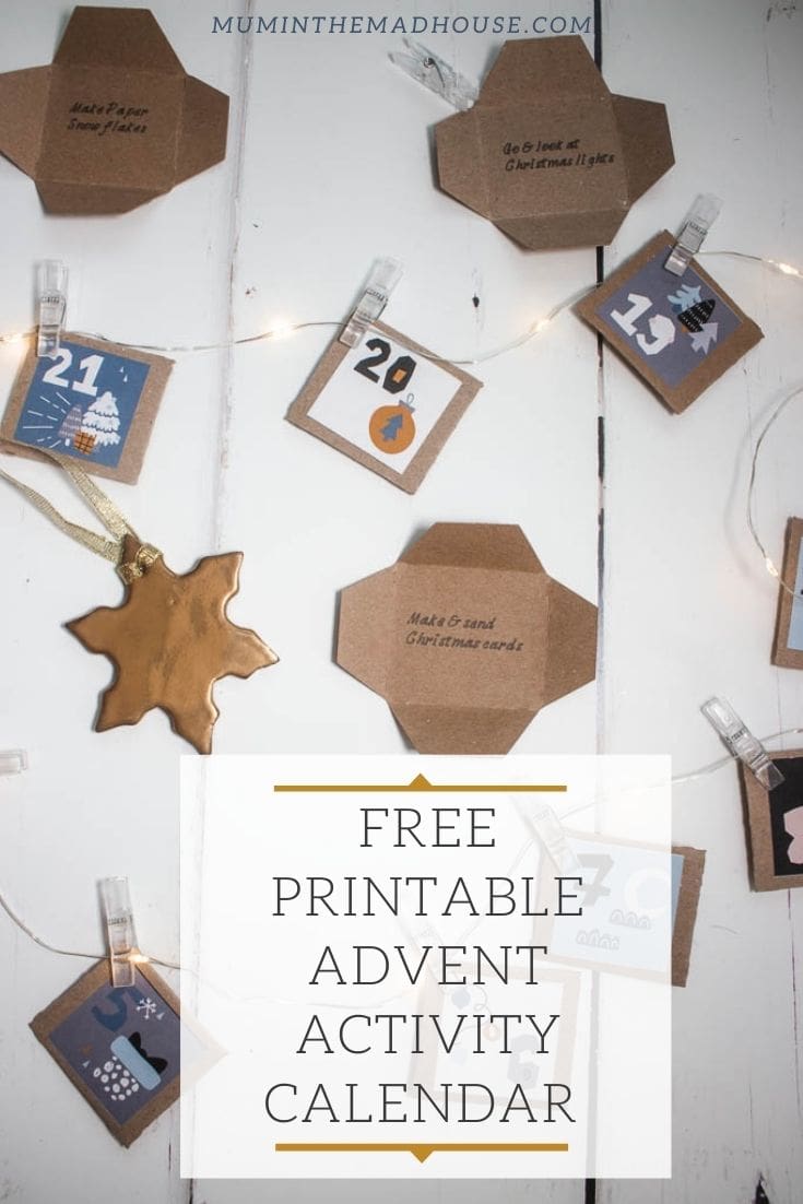 Celebrate the build up to Christmas with these fabulous advent calendar activities and printable Activity Advent Calendar. This really is the cutest way to pass the days during advent and to reinforce family at this special time of year.