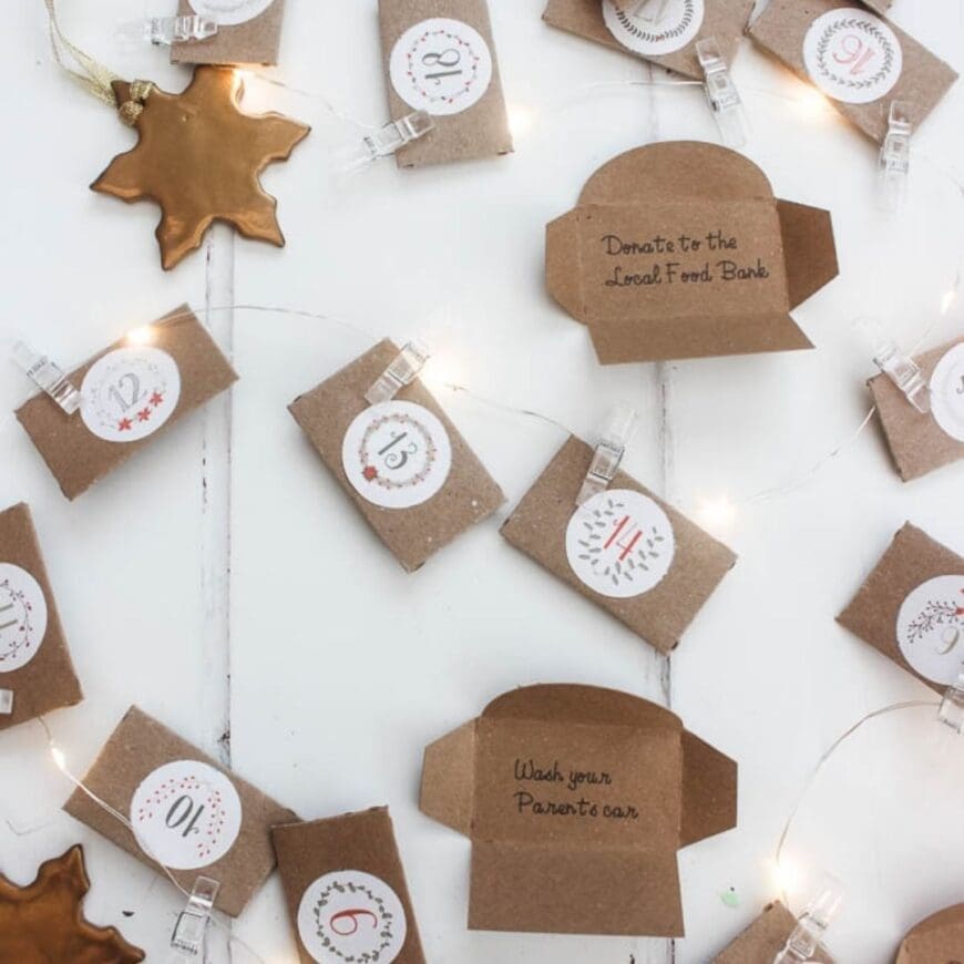 Download this delightful Acts of Kindness Advent Calendar and spread some cheer in the build up to Christmas with these random acts of kindness