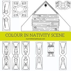 Printable Nativity Scene