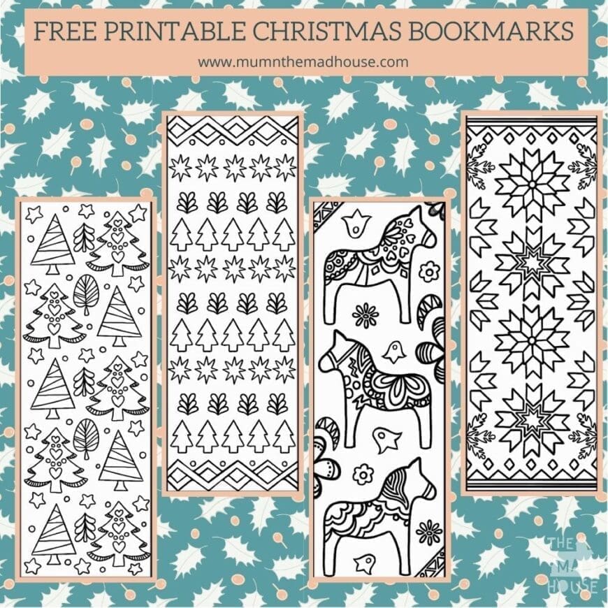 How cute are these free Christmas Bookmarks to Colour? They make a super quiet time activity for children this festive season. Simply download, print them off, cut them out and colour.
