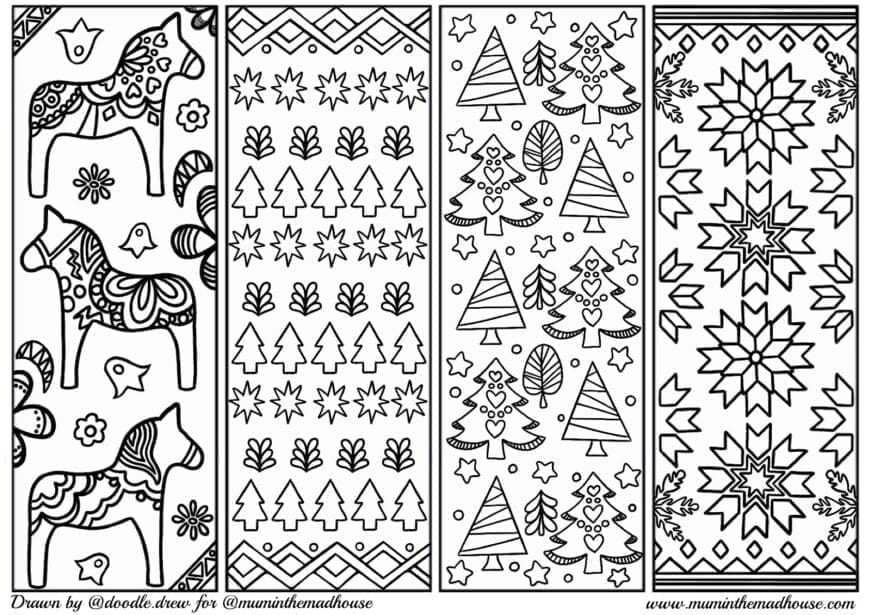 How cute are these free Christmas Bookmarks to Colour? They make a super quiet time activity for children this festive season. Simply download, print them off, cut them out and colour.