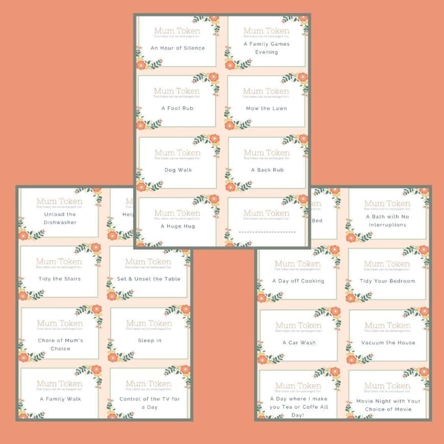 Free Printable Mother's Day Coupon Book
