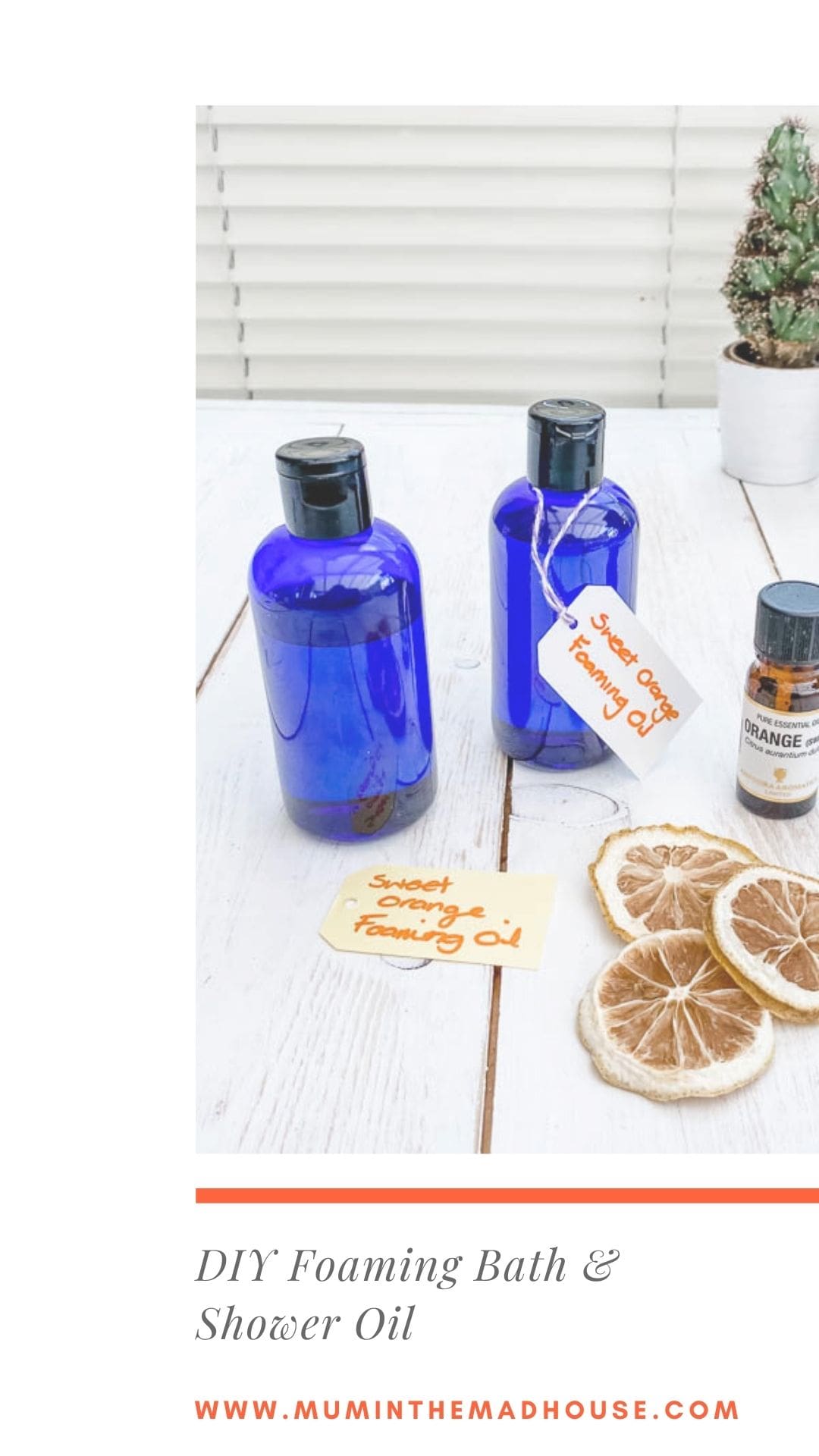 DIY Foaming Bath Oil