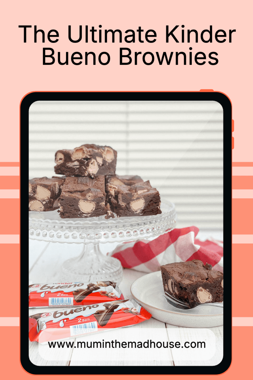 Unleash your inner chocolate lover with these mouth-watering Kinder Bueno Brownies! With a delightfully gooey center, crunchy hazelnut wafers, and a generous addition of Kinder Bueno chocolate, these indulgent brownies are perfect for satisfying any chocolate cravings. Get ready to take a chocolate-filled adventure with this ultimate dessert!