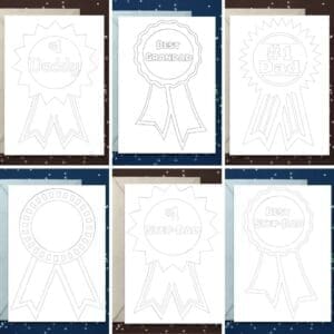 Fathers Figure - Father's Day Cards to Download