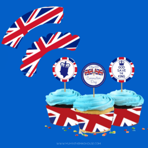 Union Jack Cupcake wrappers