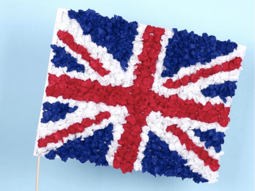 Union Jack Tissue Flag