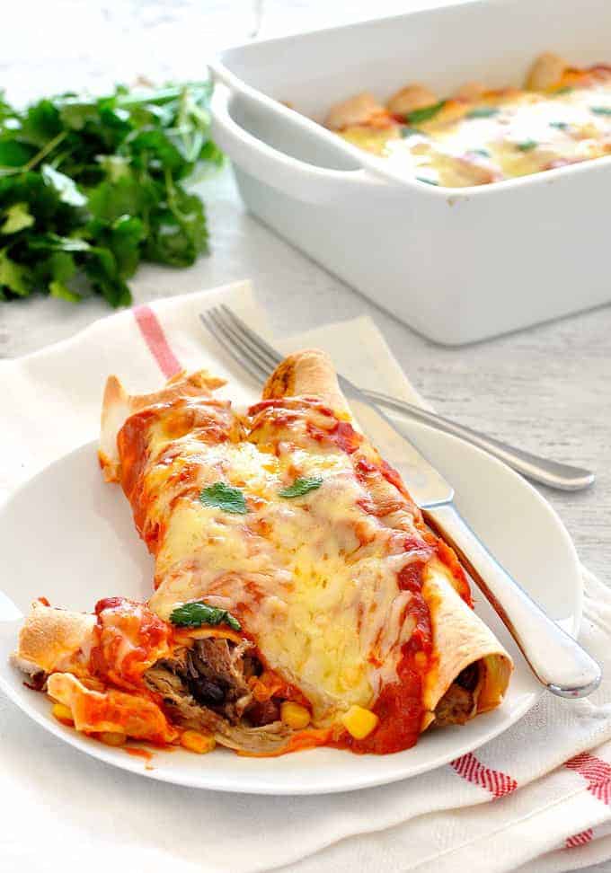 Pork Enchiladas