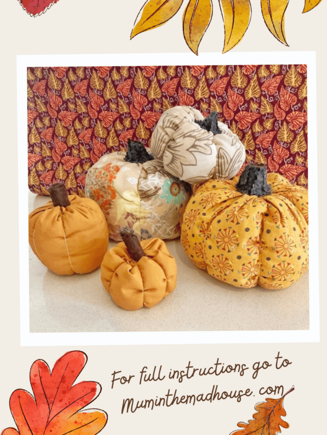 How to Make Fabric Pumpkins