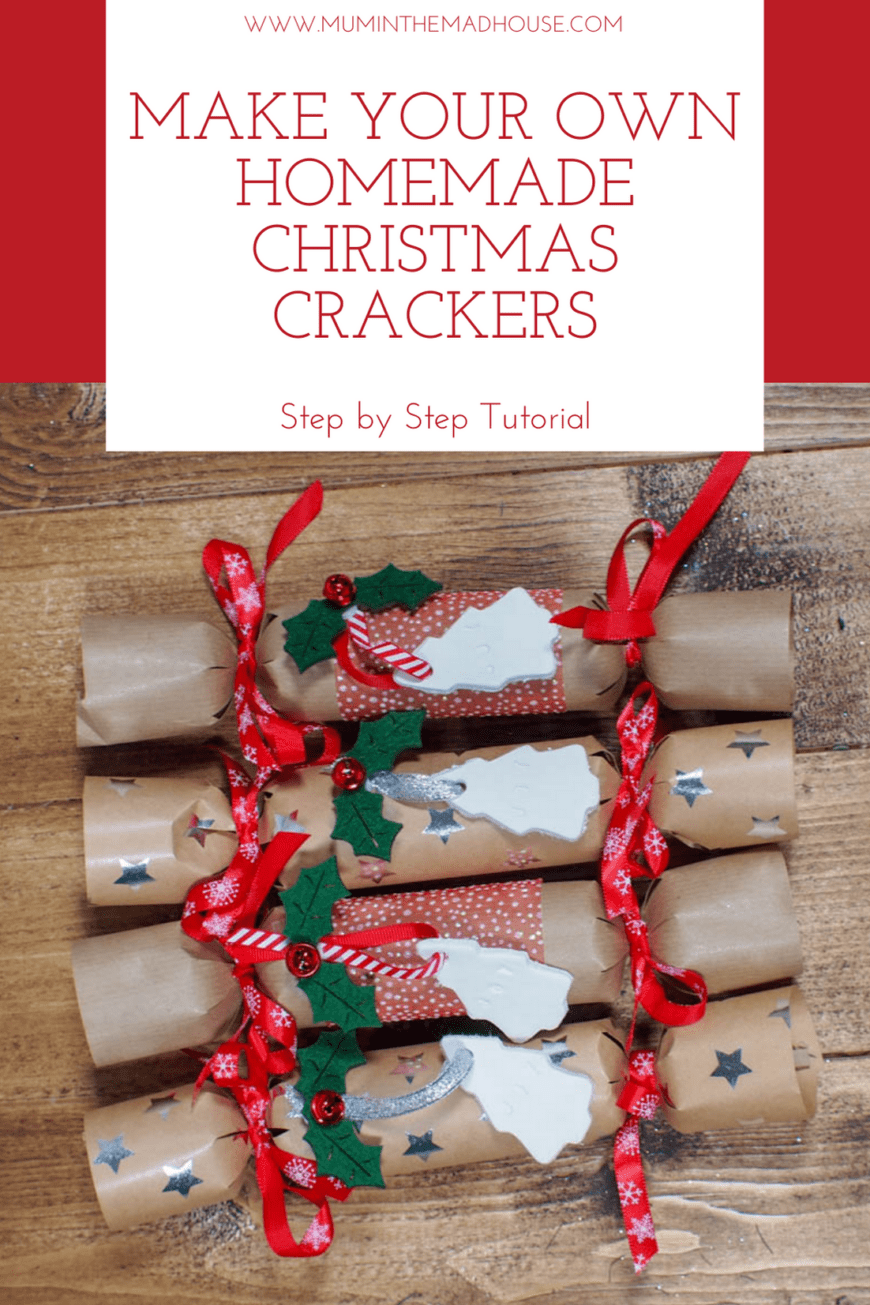 Try these amazing homemade Christmas crackers and give your Christmas dinner table a personal touch.