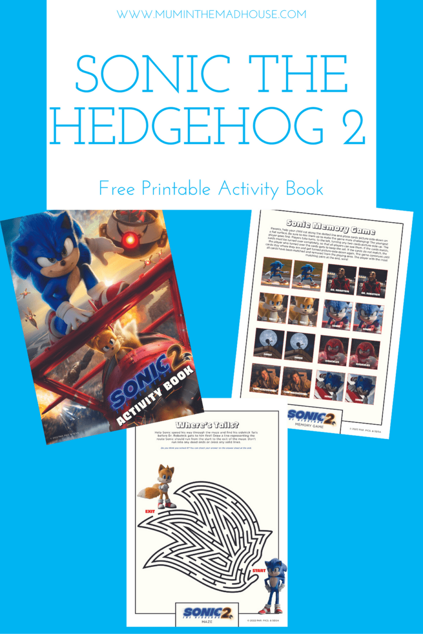 Grab this official Sonic the Hedgehog 2 printable activity book! Packed with colouring pages, puzzles, and games for Sonic fans. Perfect for home or classroom fun.