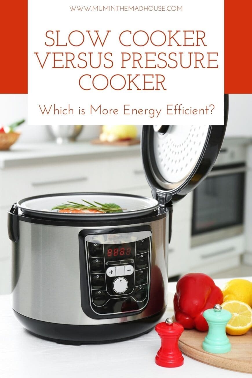 With rising energy bills, which is better for your family kitchen – a slow cooker or a pressure cooker? See the pros, cons, and energy savings of both.