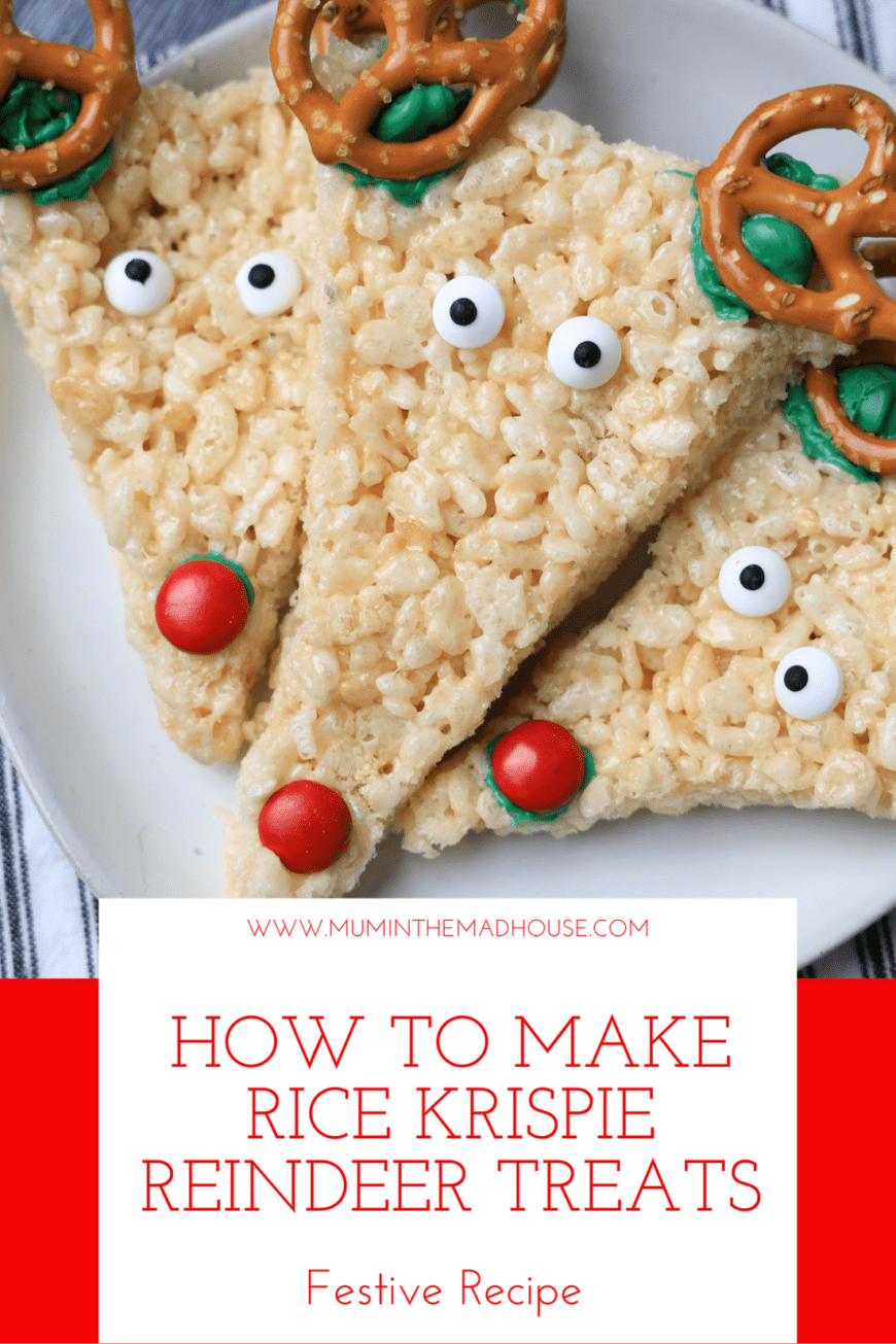 Reindeer Rice Krispie Treats