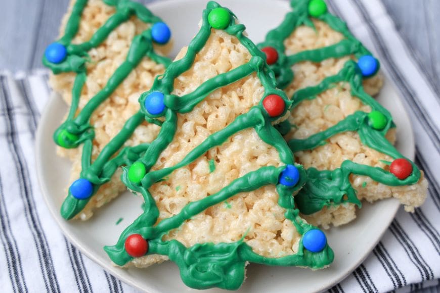 Rice Krispie Christmas Trees