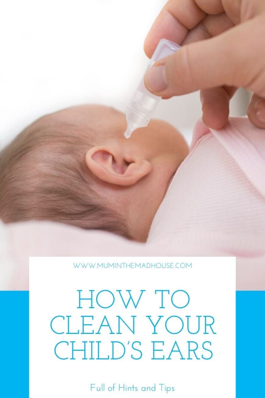 If your child has had impacted earwax buildup before, ear drops or formulas from a local drug store, including Debrox or hydrogen peroxide, can come in handy.