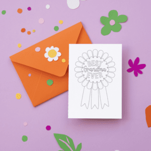 Best Grandma Ever Rosette Mother's Day Card
