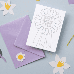 Best Nanny Ever Rosette Mother's Day Card