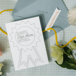 Best Step Mum Ever Rosette Mother's Day Card