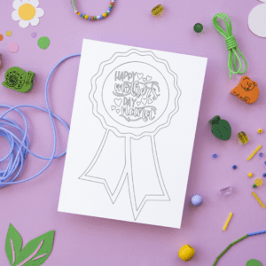 Happy Mother's Day Nana Rosette Mother's Day Card