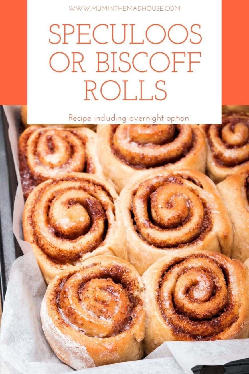 These speculoos or biscoff rolls are soft, fluffy & packed with Biscoff spread! They are a delicious alternative to cinnamon rolls.