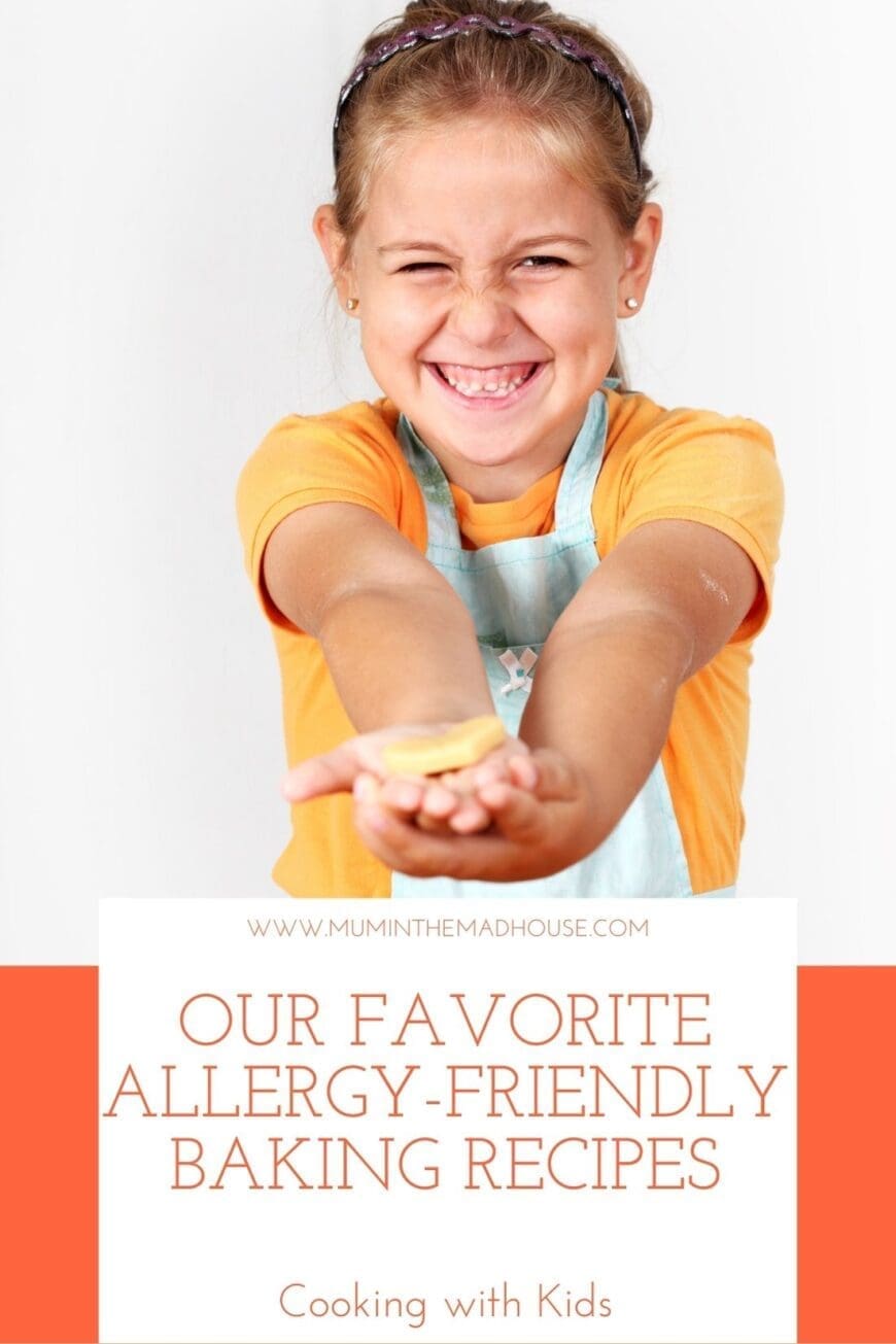 You can still enjoy cooking with kids if they have food allergies. They will love baking Gluten Free Brownies, Egg-free biscuits, shortbread, cornflake nests or one of our favourite allergy-friendly baking recipes.